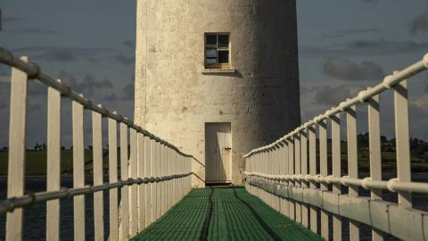 Tarbert Lighthouse exterior walkway