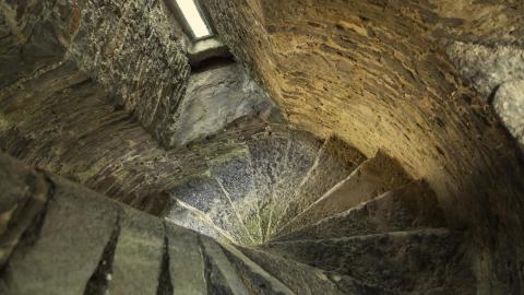 Carrigafoyle Castle staircase