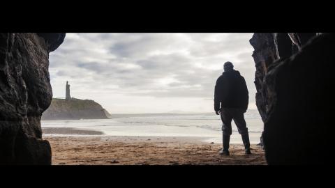 Ballybunion beach cave