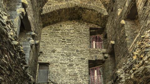 Carrigafoyle Castle interior 