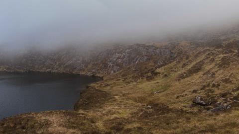 Lough Doon - panorama