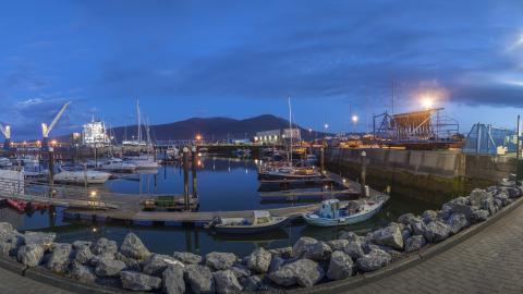 Fenit pier at night 