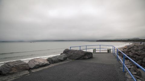 Waterville Beach walkway 