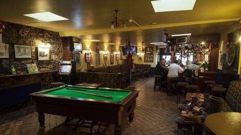 The Rock Inn pool table 