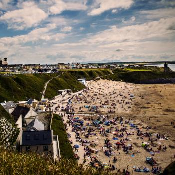 Ballybunion beach summer time 